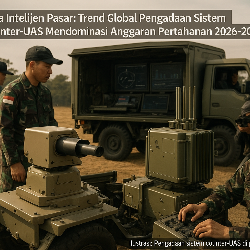 Data Intelijen Pasar: Trend Global Pengadaan Sistem Counter-UAS Mendominasi Anggaran Pertahanan 2026-2027