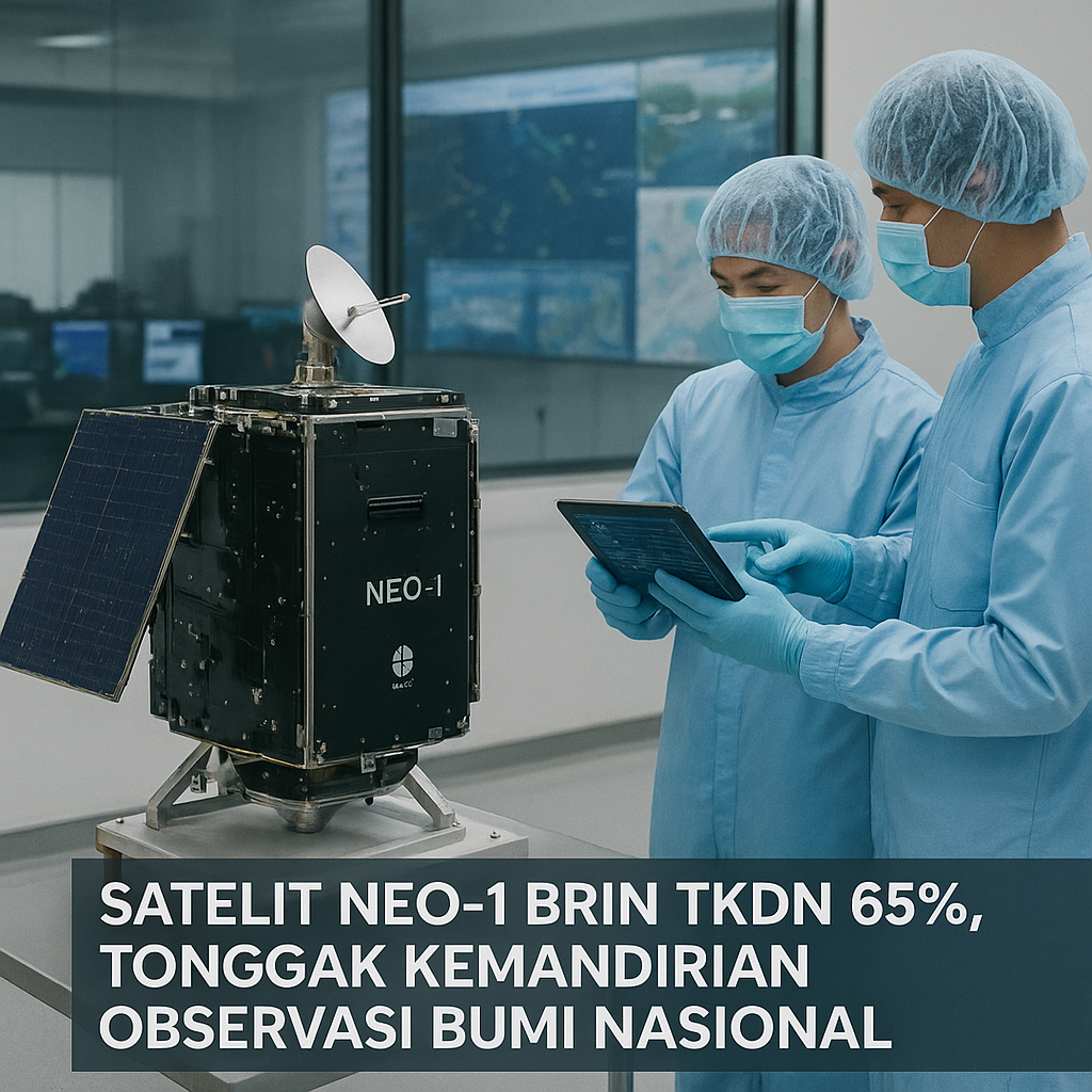 Satelit NEO-1 BRIN TKDN 65%, Tonggak Kemandirian Observasi Bumi Nasional