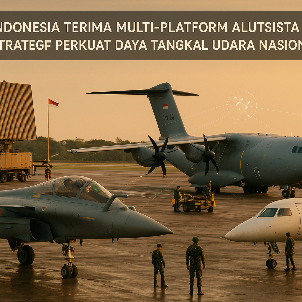 Indonesia Terima Multi-Platform Alutsista Strategis Perkuat Daya Tangkal Udara Nasional