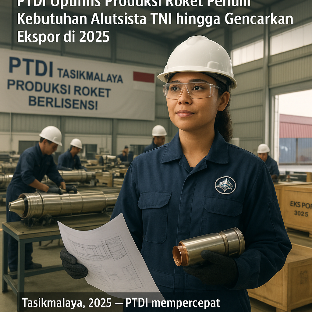 Masa Depan Cerah Menanti, PTDI Optimis Produksi Roket Penuhi Kebutuhan Alutsista TNI hingga Gencarkan Ekspor di 2025