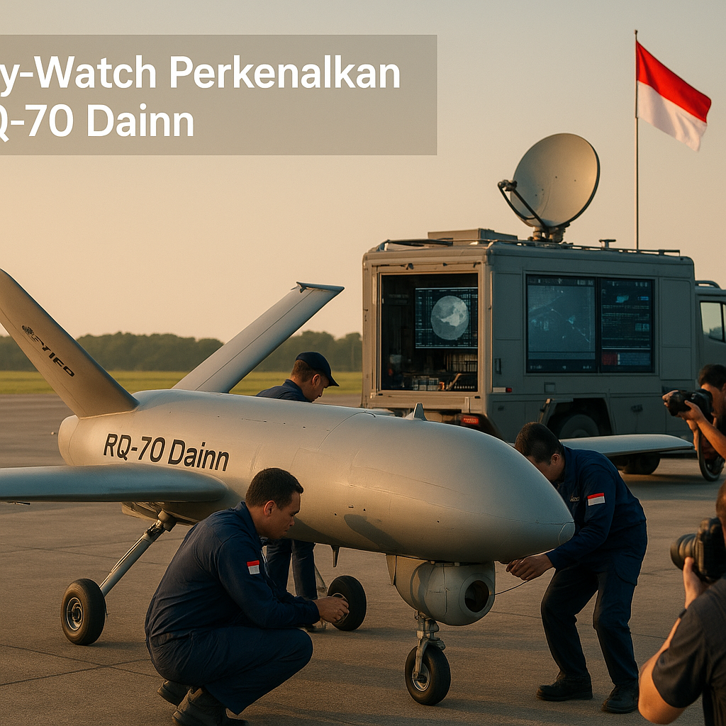 Sky-Watch Perkenalkan RQ-70 Dainn, Drone Jarak Jauh Generasi Baru