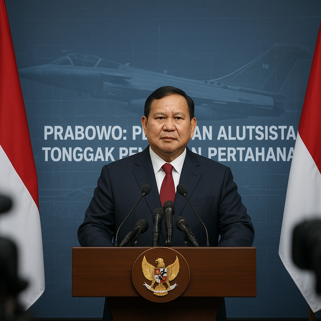 Prabowo: Pengadaan Alutsista Tonggak Penguatan Pertahanan Nasional