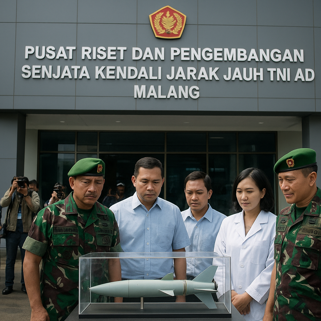 Pusat Riset Senjata Kendali Jarak Jauh TNI AD Resmi Beroperasi di Malang