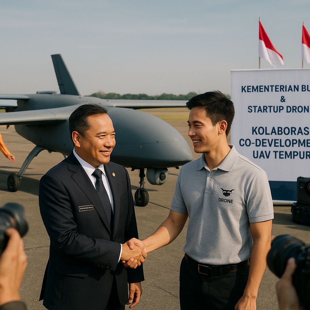 Kementerian BUMN Gandeng Startup Drone untuk Pengembangan UAV Tempur Taktis