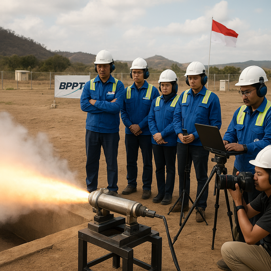 BPPT Uji Coba Propelan Roket Hibrida Berbahan Baku Lokal untuk Aplikasi Rudal Taktis
