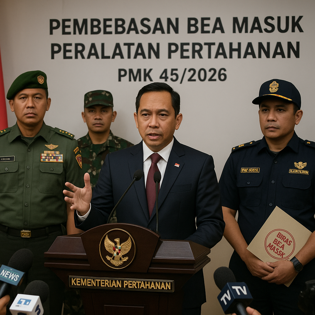 Pemerintah Bebaskan Bea Masuk Impor Alutsista, Aturan Baru Berlaku Mulai September 2026