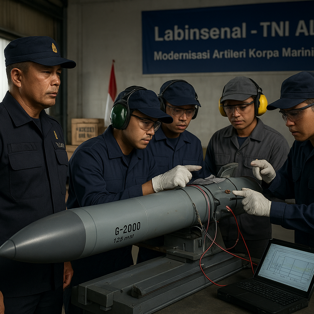 TNI AL Konfirmasi Uji Kelayakan Roket 122 mm Serbia untuk Modernisasi Artileri Korps Marinir