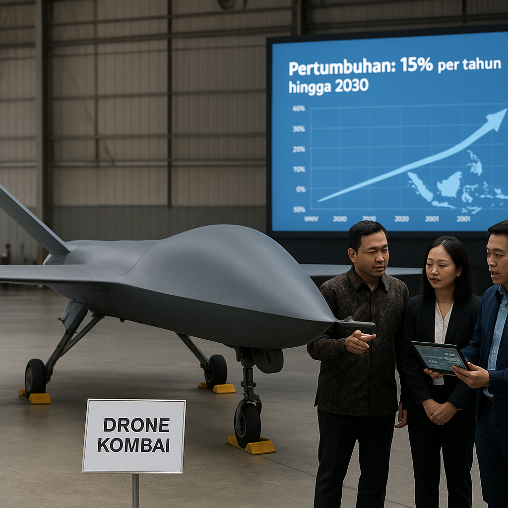 Analis: Pasar Drone Tempur Asia Tenggara Tumbuh 15% per Tahun, Peluang bagi Industri Dalam Negeri