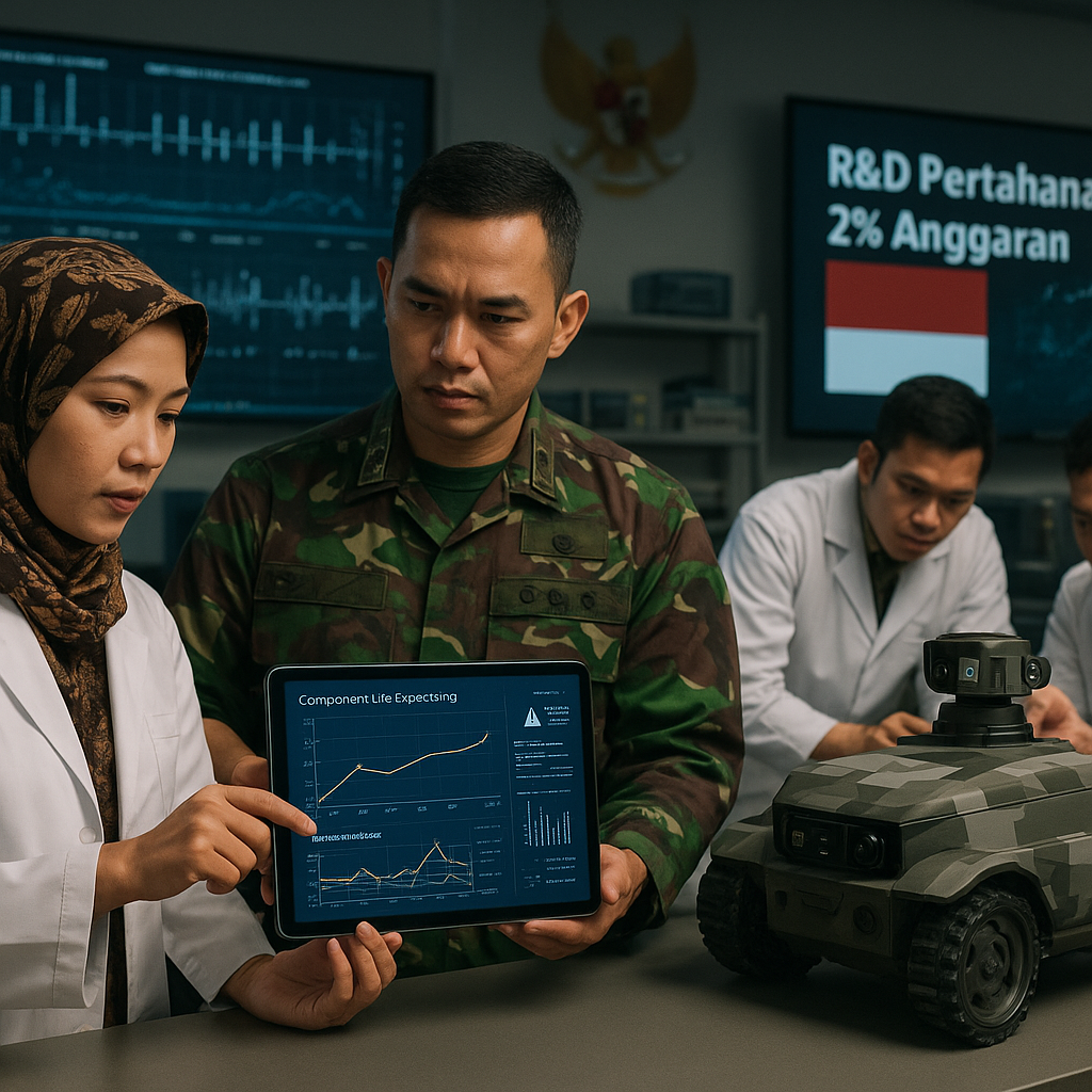Laporan: Indonesia Naikkan Investasi R&D Pertahanan Jadi 2% dari Total Anggaran, Fokus pada AI dan Autonomous System