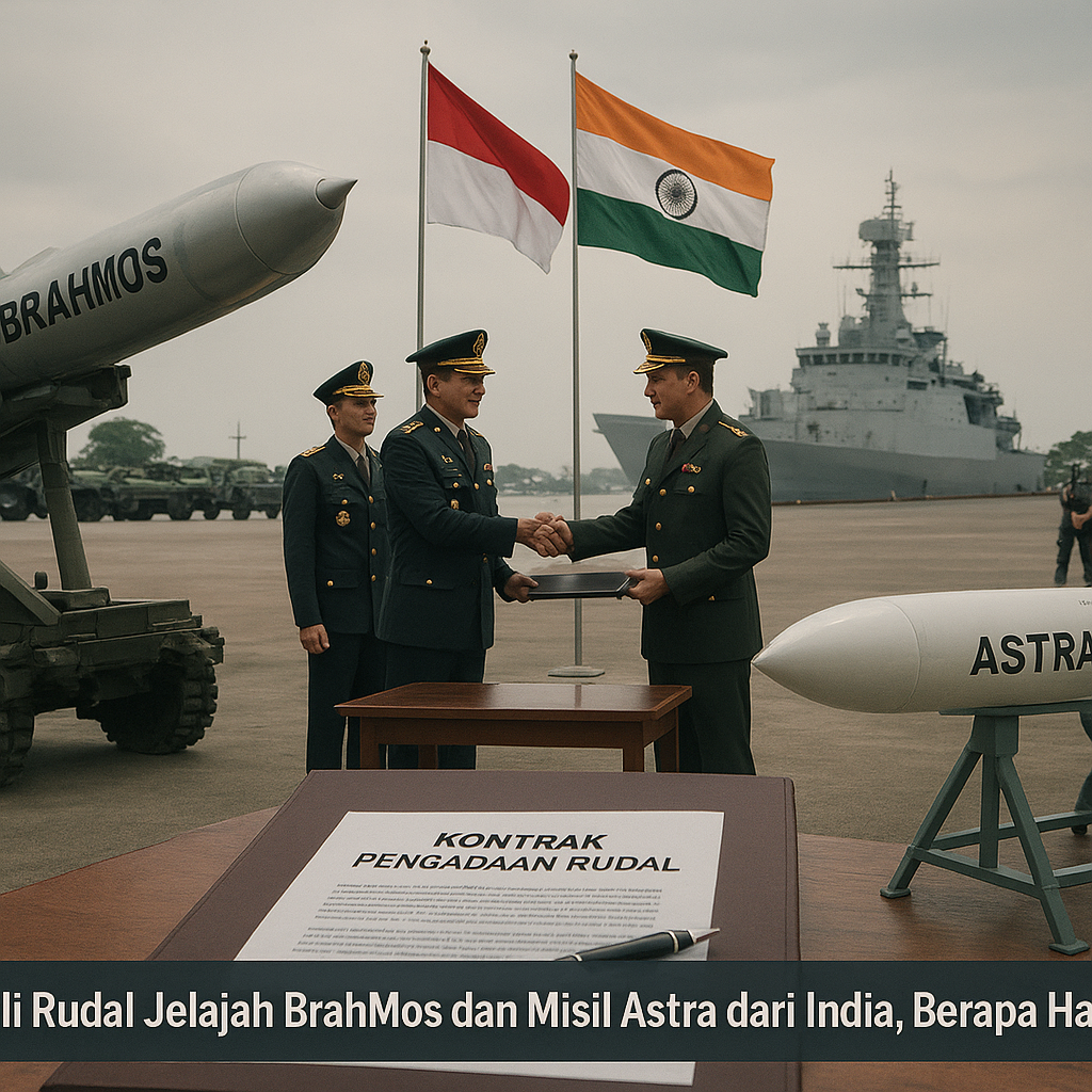 RI Beli Rudal Jelajah BrahMos dan Misil Astra dari India, Berapa Harganya?