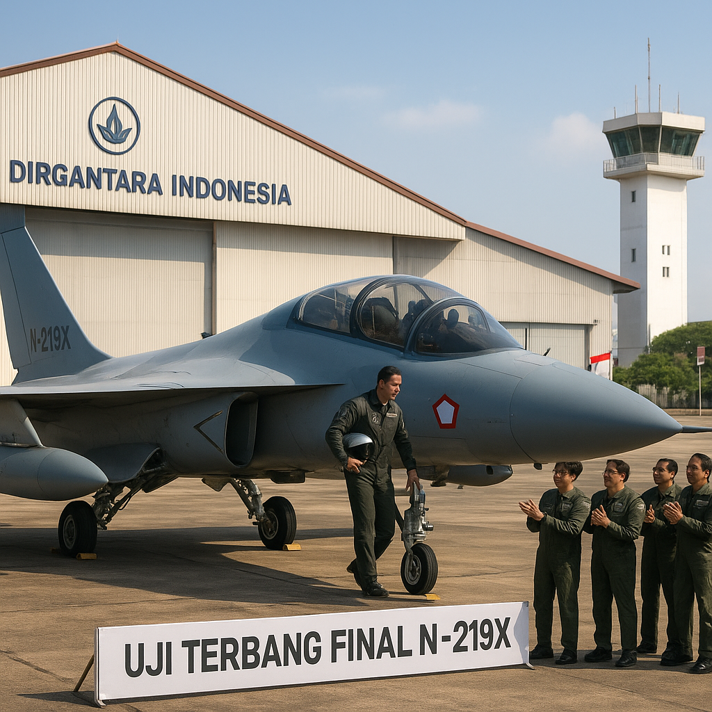 PTDI Rampungkan Uji Terbang Final Prototipe Pesawat Tempur N-219X, Siap Hadirkan Opsi Alutsista Multifungsi