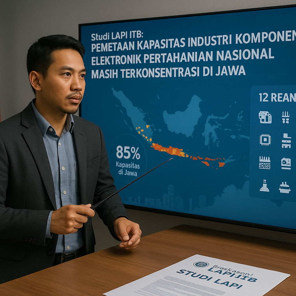 Studi LAPI ITB: Pemetaan Kapasitas Industri Komponen Elektronik Pertahanan Nasional Masih Terkonsentrasi di Jawa