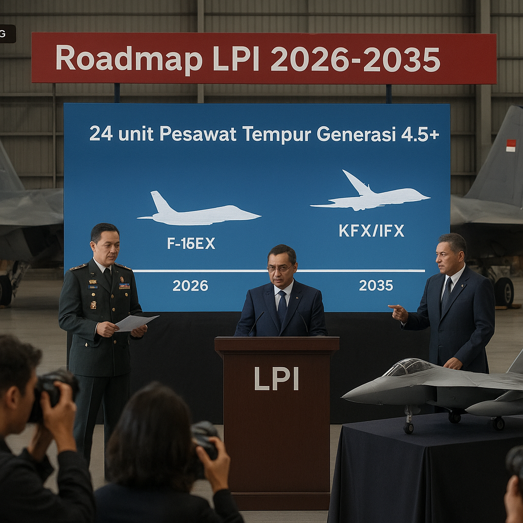 LPI Luncurkan Roadmap 2035: Optimasi Kebutuhan Pesawat Tempur Generasi 4.5 dan 5+