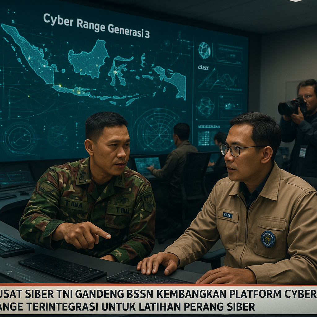 Pusat Siber TNI Gandeng BSSN Kembangkan Platform Cyber Range Terintegrasi untuk Latihan Perang Siber