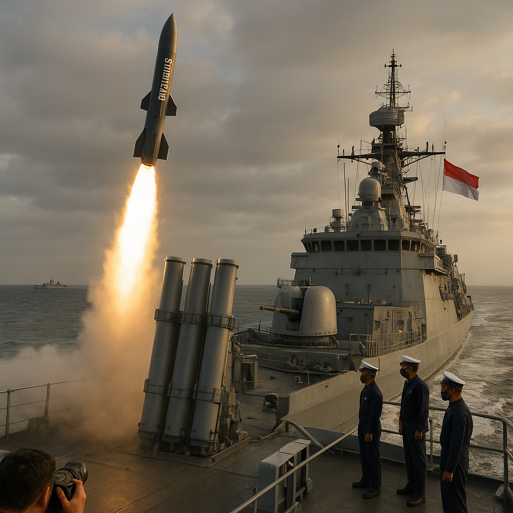 Perkuat Pertahanan Laut, Indonesia Resmi Akuisisi Rudal Supersonik BrahMos dari India