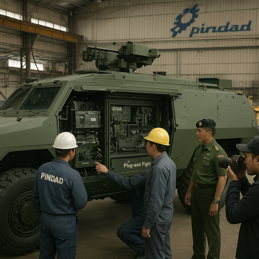 PT PINDAD Kembangkan Platform Kendaraan Tempur Medium Berbasis Modular