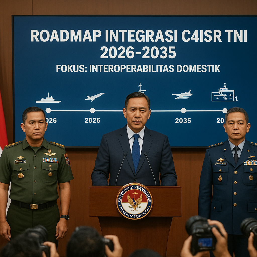 Kemhan Rilis Roadmap Integrasi C4ISR TNI 2026-2035: Fokus pada Interoperabilitas Domestik