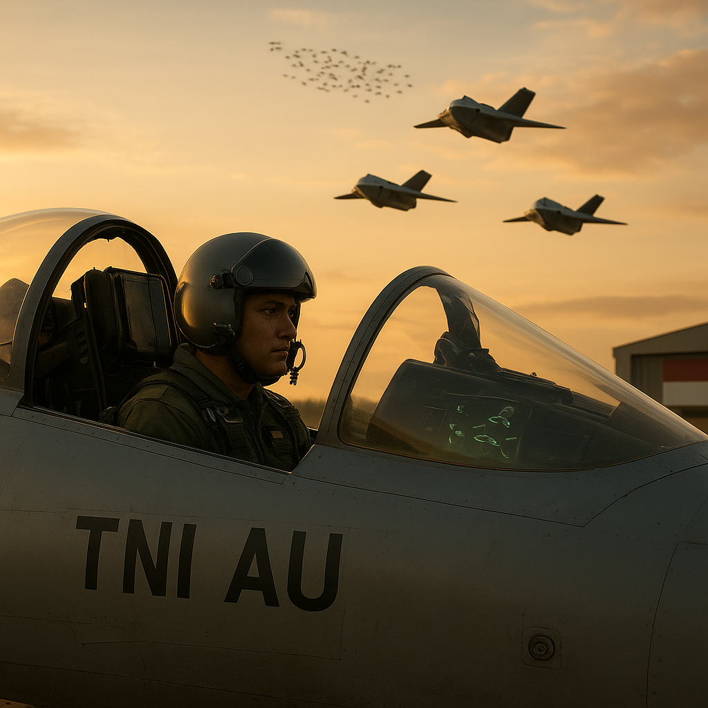 TNI AU Integrasikan Sistem Drone Swarm dengan Konsep Loyal Wingman