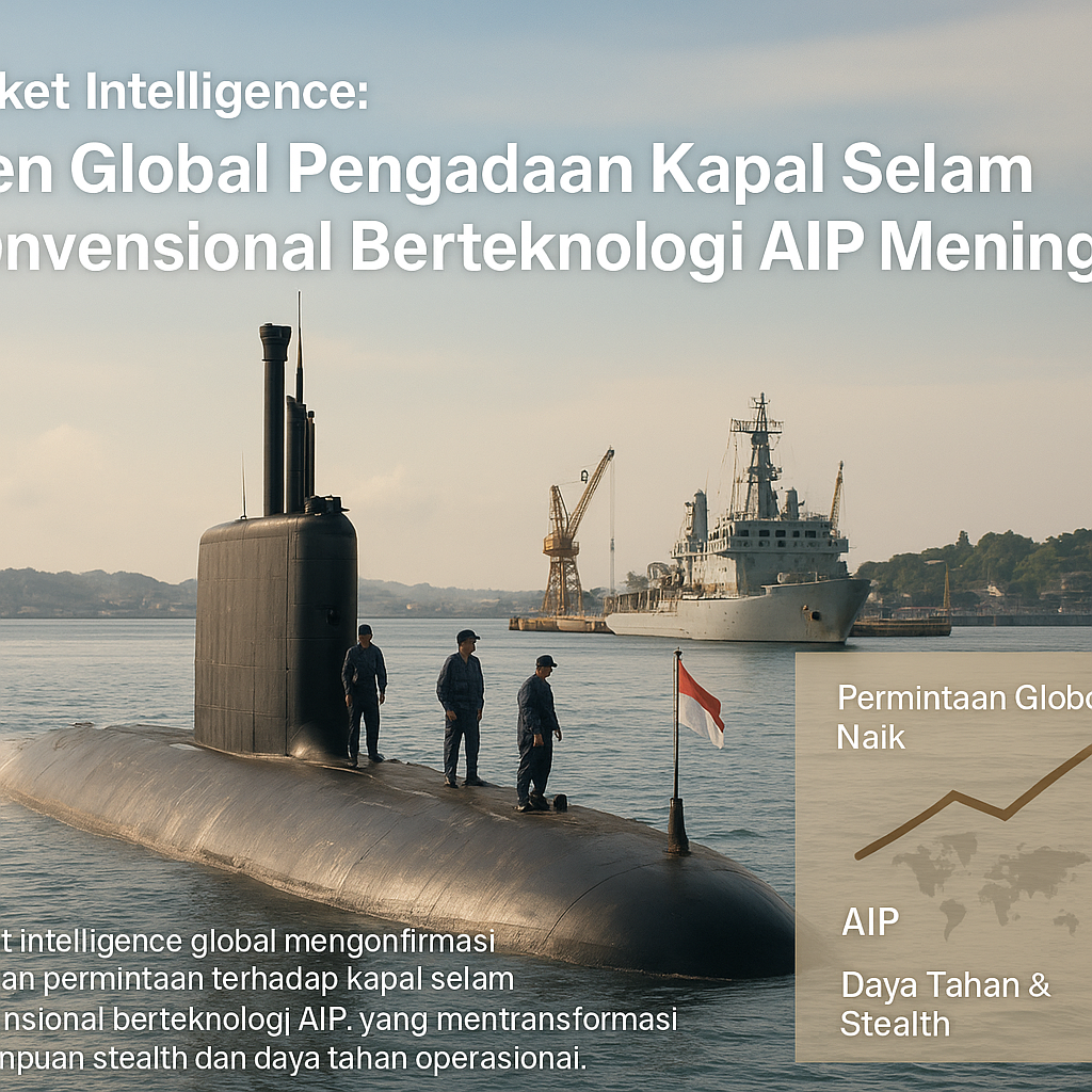 Market Intelligence: Tren Global Pengadaan Kapal Selam Konvensional Berteknologi AIP Meningkat