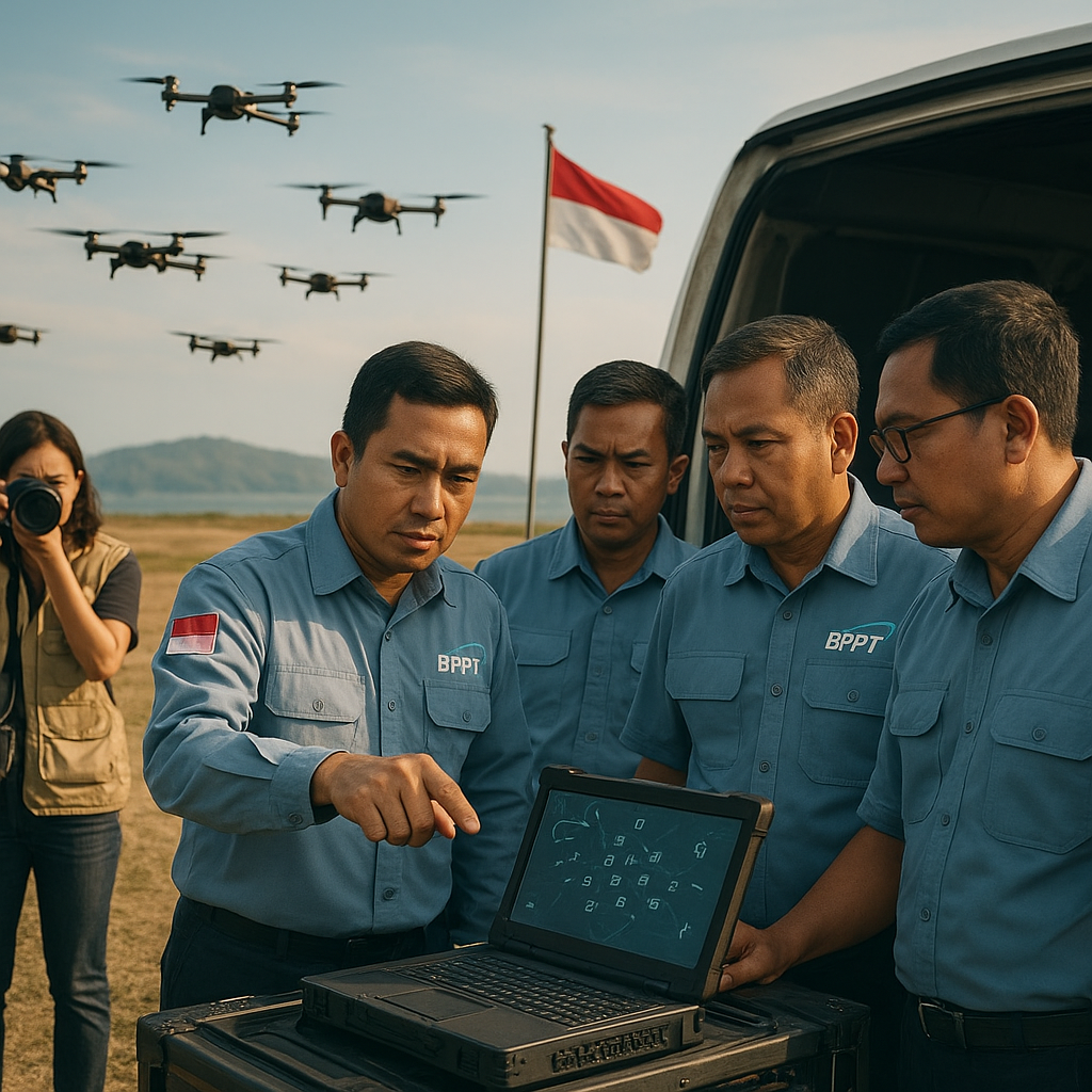 BPPT Kembangkan Prototipe Drone Swarm untuk Electronic Warfare dan Penetrasi Pertahanan Udara