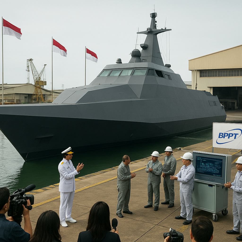 BPPT Perkenalkan Prototipe Kapal Cepat Rudal (KCR) 60 Meter Generasi Baru dengan Teknologi Stealth