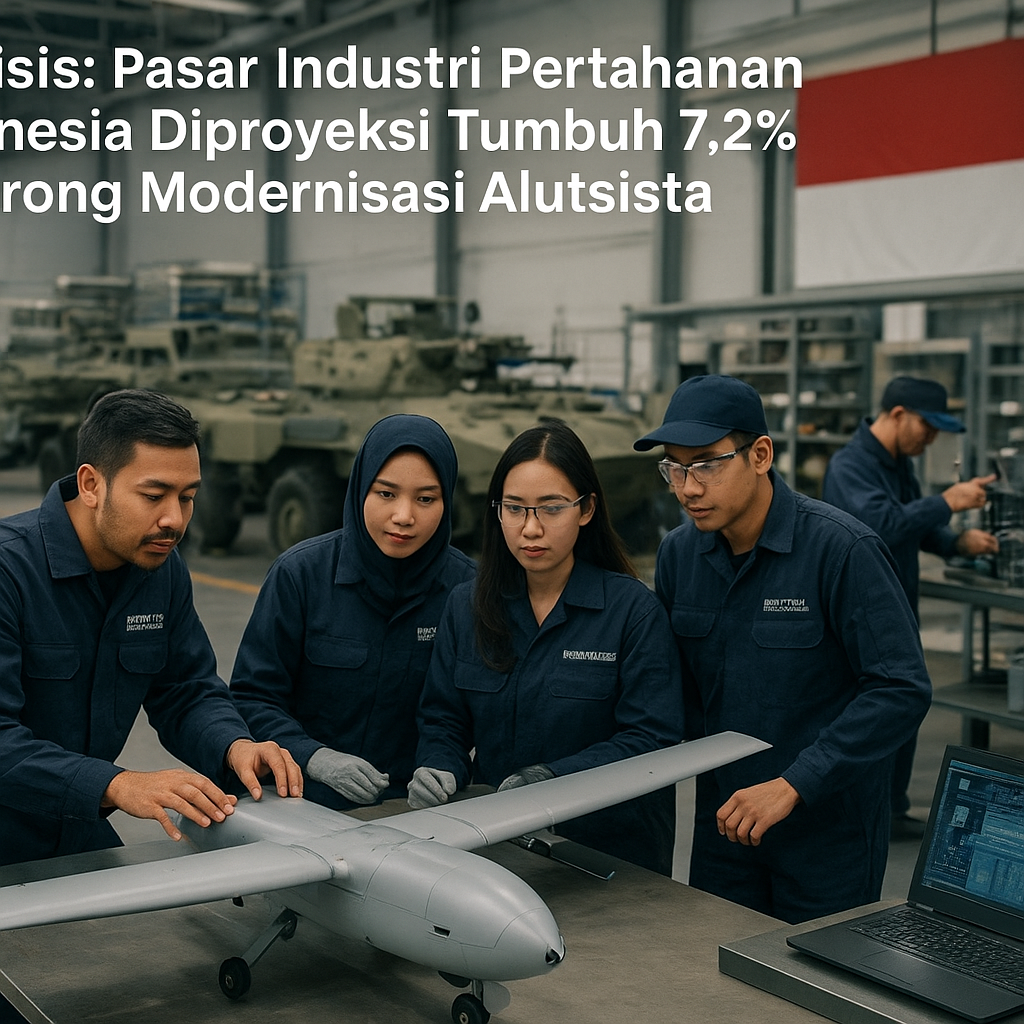 Analisis: Pasar Industri Pertahanan Indonesia Diproyeksi Tumbuh 7,2% Didorong Modernisasi Alutsista