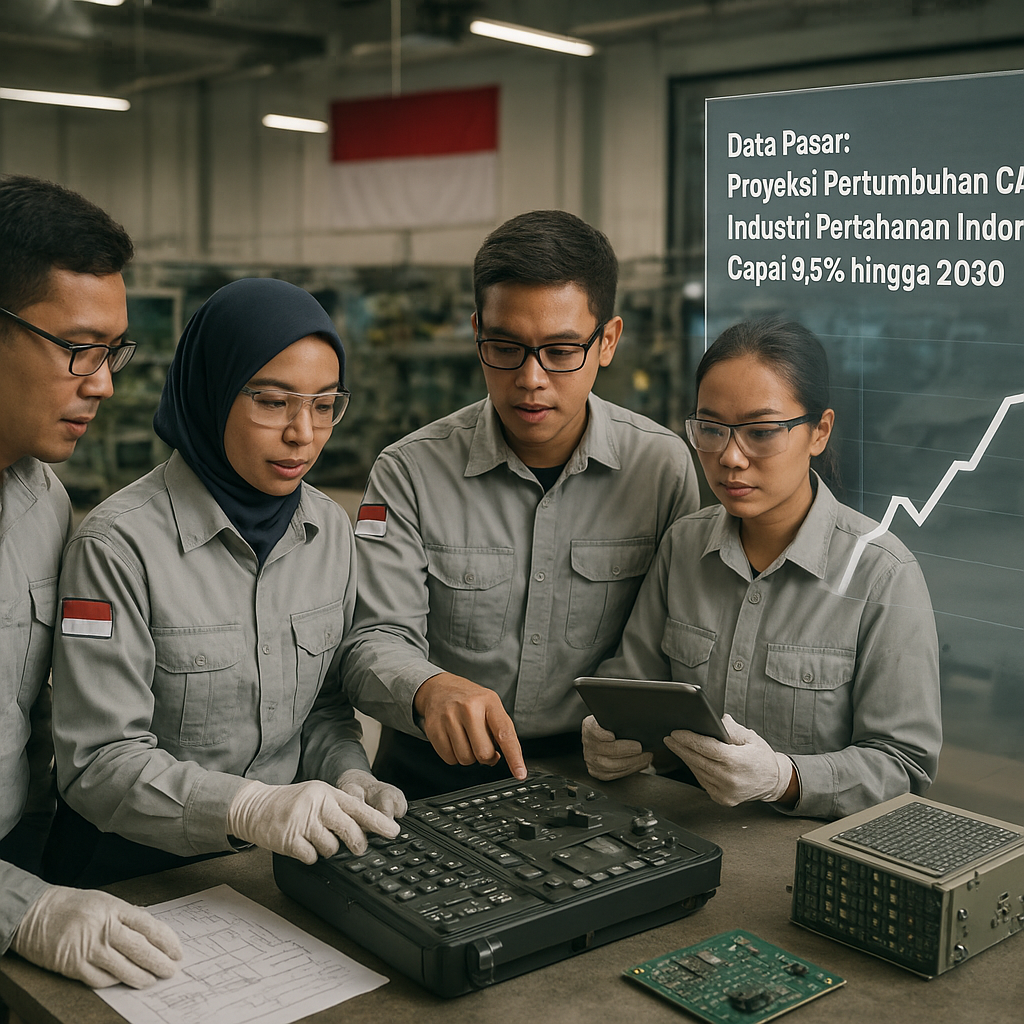 Data Pasar: Proyeksi Pertumbuhan CAGR Industri Pertahanan Indonesia Capai 8,5% hingga 2030, Didorong Program Modernisasi