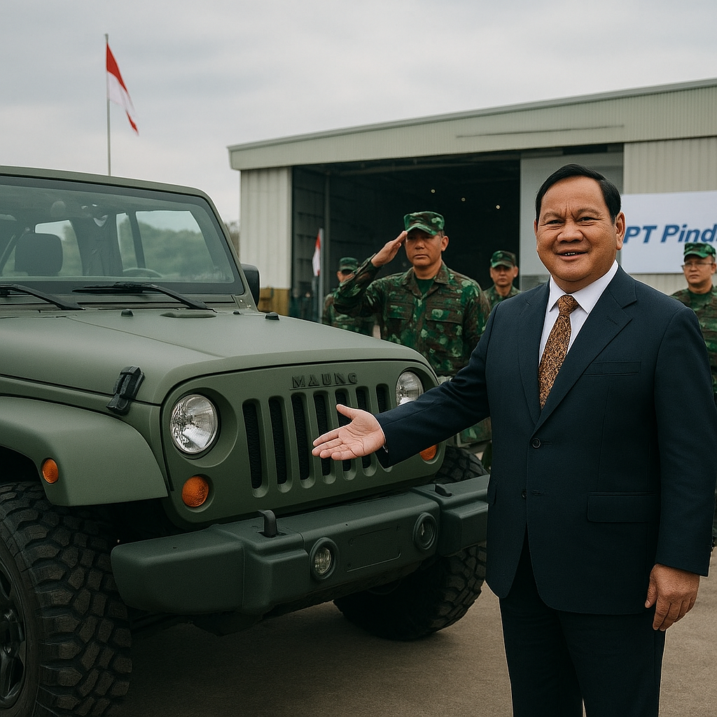 Prabowo Bangga TNI Pakai Jip Maung Meski Lebih Mahal dari Impor, Sebut Investasi Industri Pertahanan