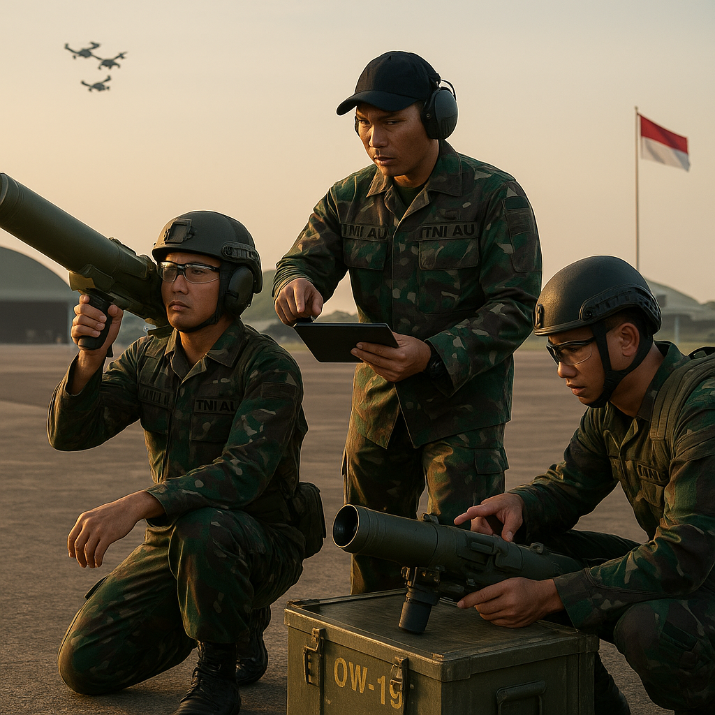 Sementara Malaysia Masih Wacana, TNI AU Sudah Latih Personel Pakai Rudal Panggul China QW-19 di Lanud Iswahjudi