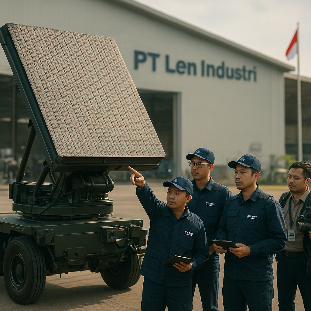 PT Len Industri Rampungkan Pengembangan Radar 3D AESA Generasi Baru untuk Pertahanan Udara