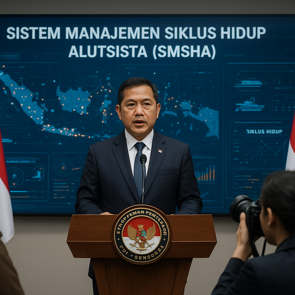 Kementerian Pertahanan Luncurkan Platform Digital untuk Monitoring Lifecycle Alutsista