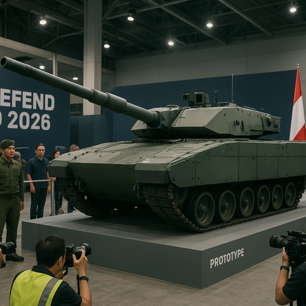 Defend ID 2026: Pameran Industri Pertahanan Tampilkan Prototype Tank Medium Harimau II