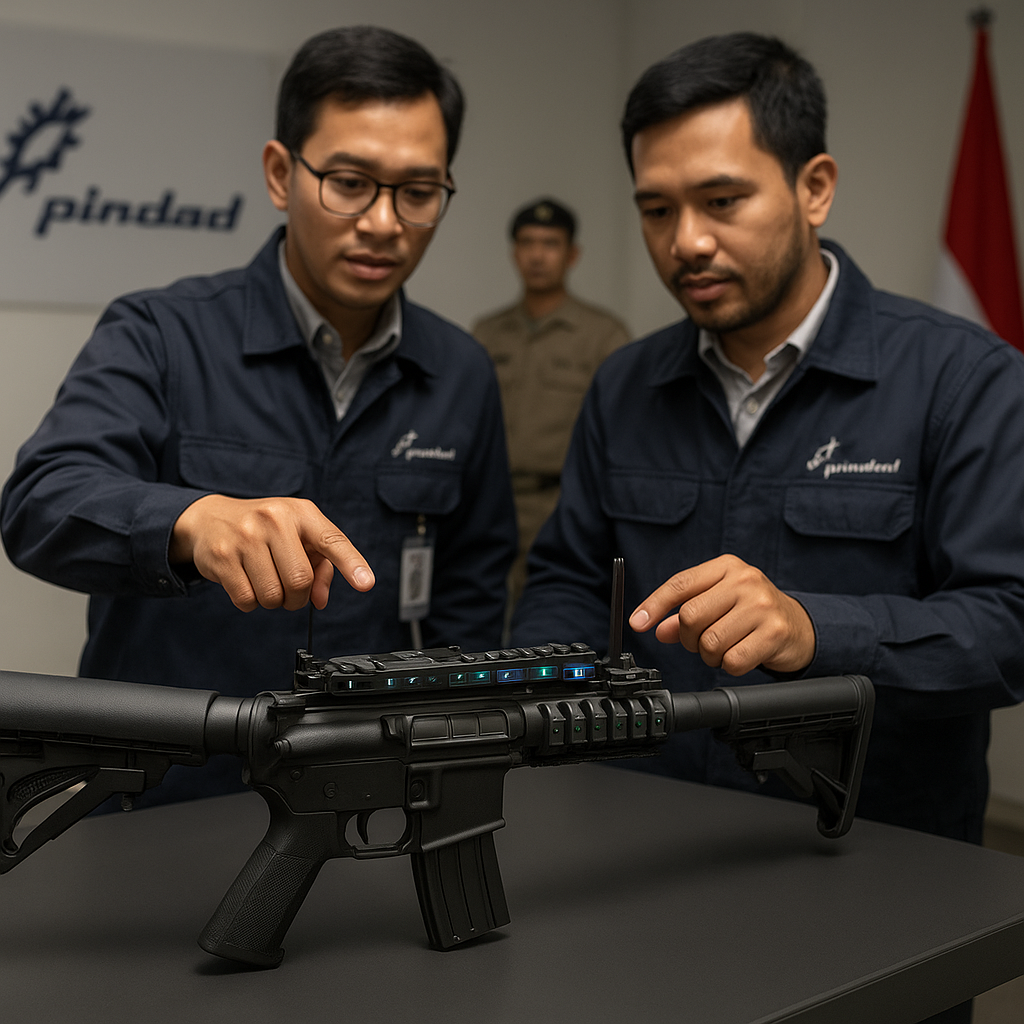 PT Pindad Uji Coba Prototype Senapan Serbu Kaliber 5.56mm dengan Teknologi Smart Rail dan IoT