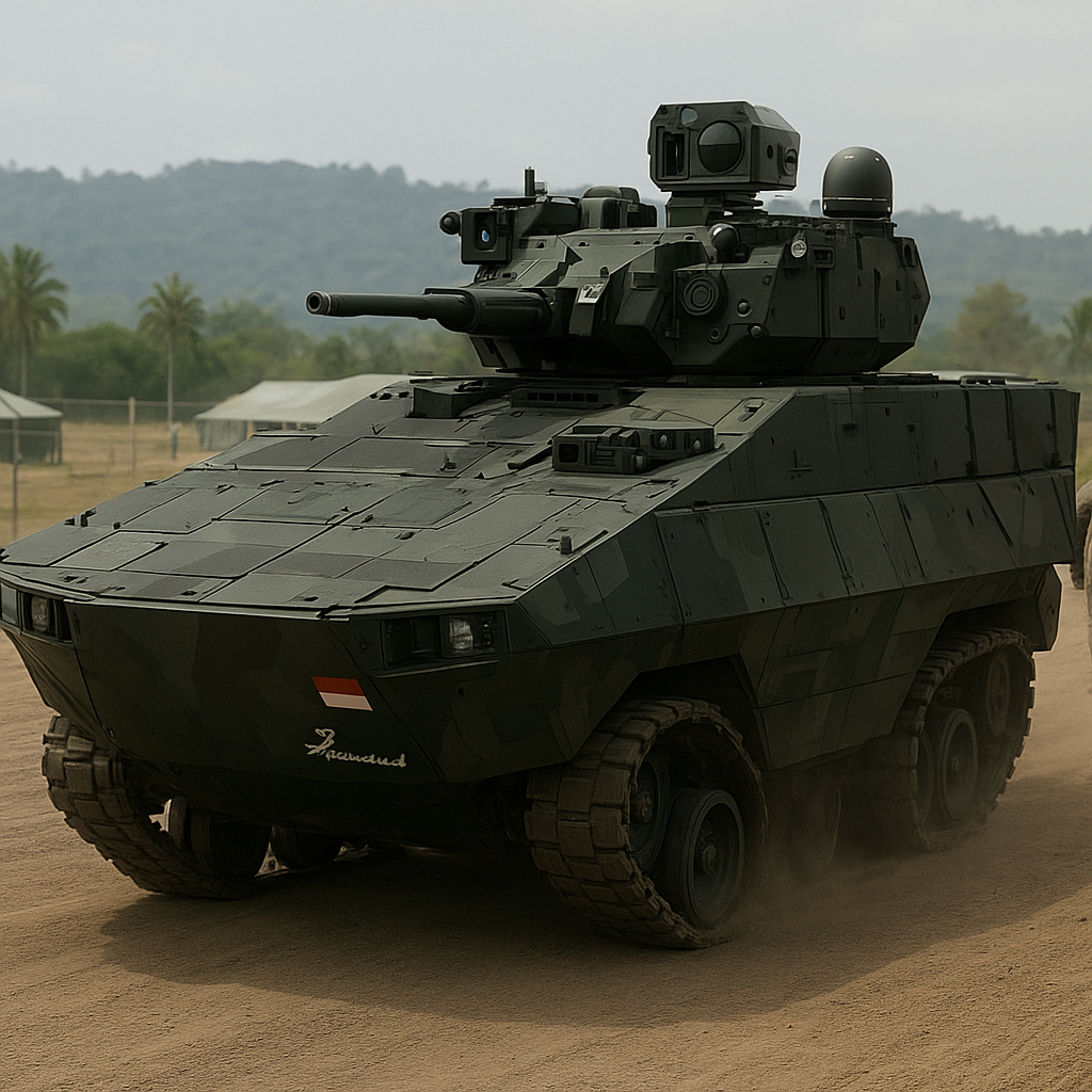 Pindad Kembangkan Kendaraan Tempur Generasi 6 dengan Teknologi Hybrid-Electric dan AI