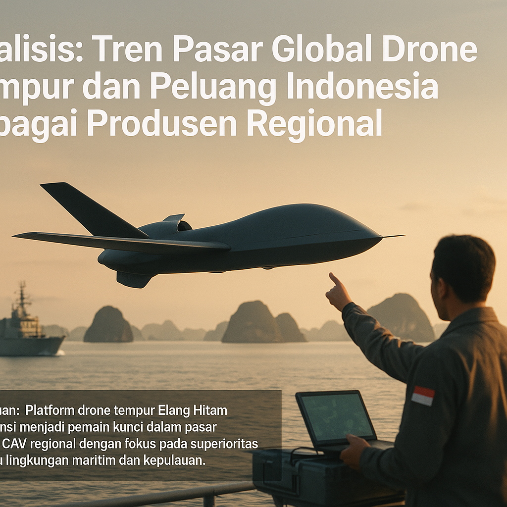 Analisis: Tren Pasar Global Drone Tempur dan Peluang Indonesia sebagai Produsen Regional