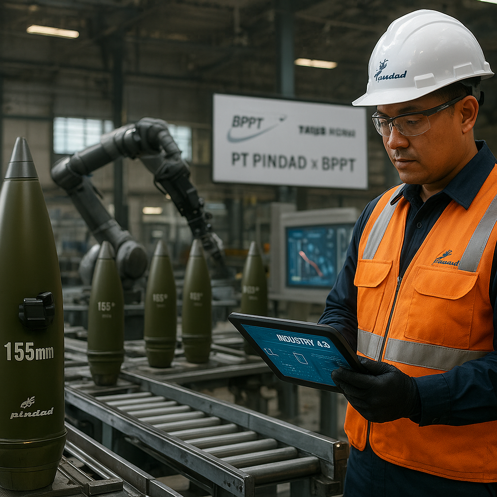 Peningkatan Kapasisti Produksi Munisi Pintar oleh PT Pindad, Siapkan Lini Produksi Guided Artillery