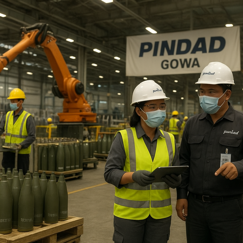 Strategi Kemandirian Amunisi: Pindad Ekspansi Pabrik Munisi Kaliber Besar di Gowa