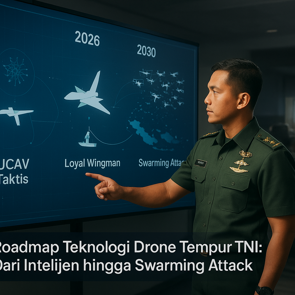 Roadmap Teknologi Drone Tempur TNI: Dari Intelijen hingga Swarming Attack