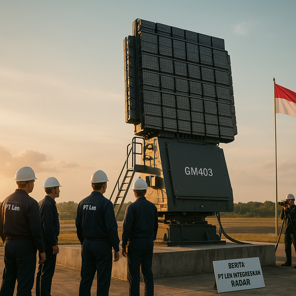 PT Len Integrasikan Radar GM403 Buatan Thales di Banjarbaru sebagai Benteng Udara Baru