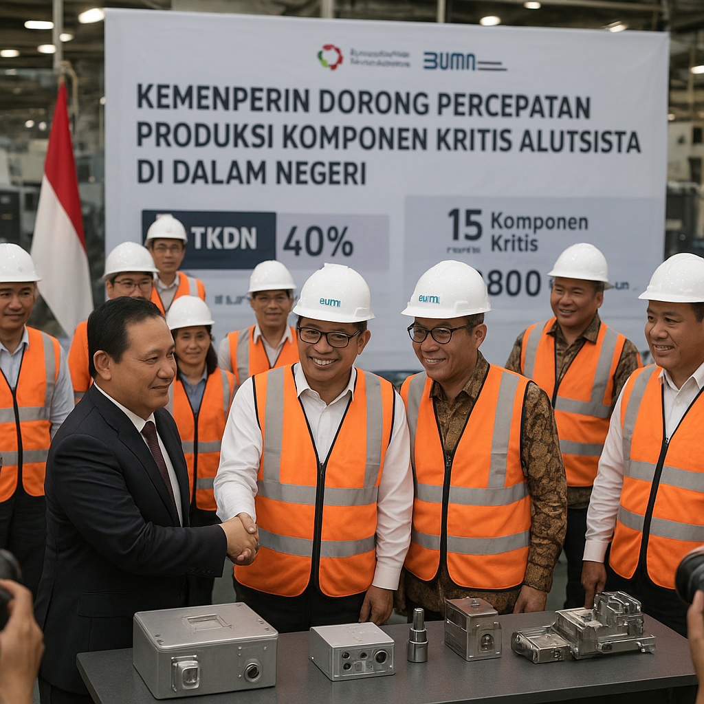 Kemenperin Dorong Percepatan Produksi Komponen Kritis Alutsista di Dalam Negeri