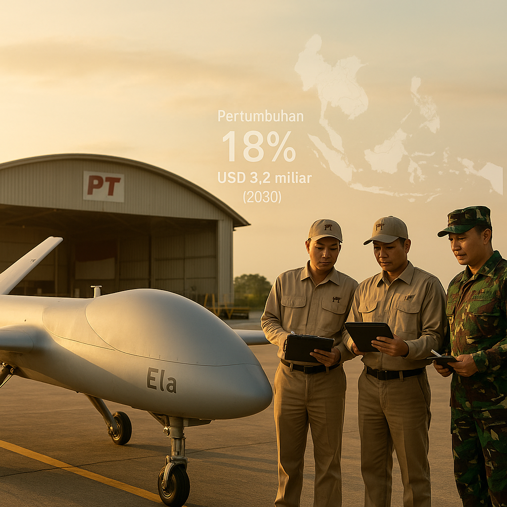 Analisis: Pasar Drone Tempur Asia Tenggara Tumbuh 18%, Peluang bagi Produk Dalam Negeri