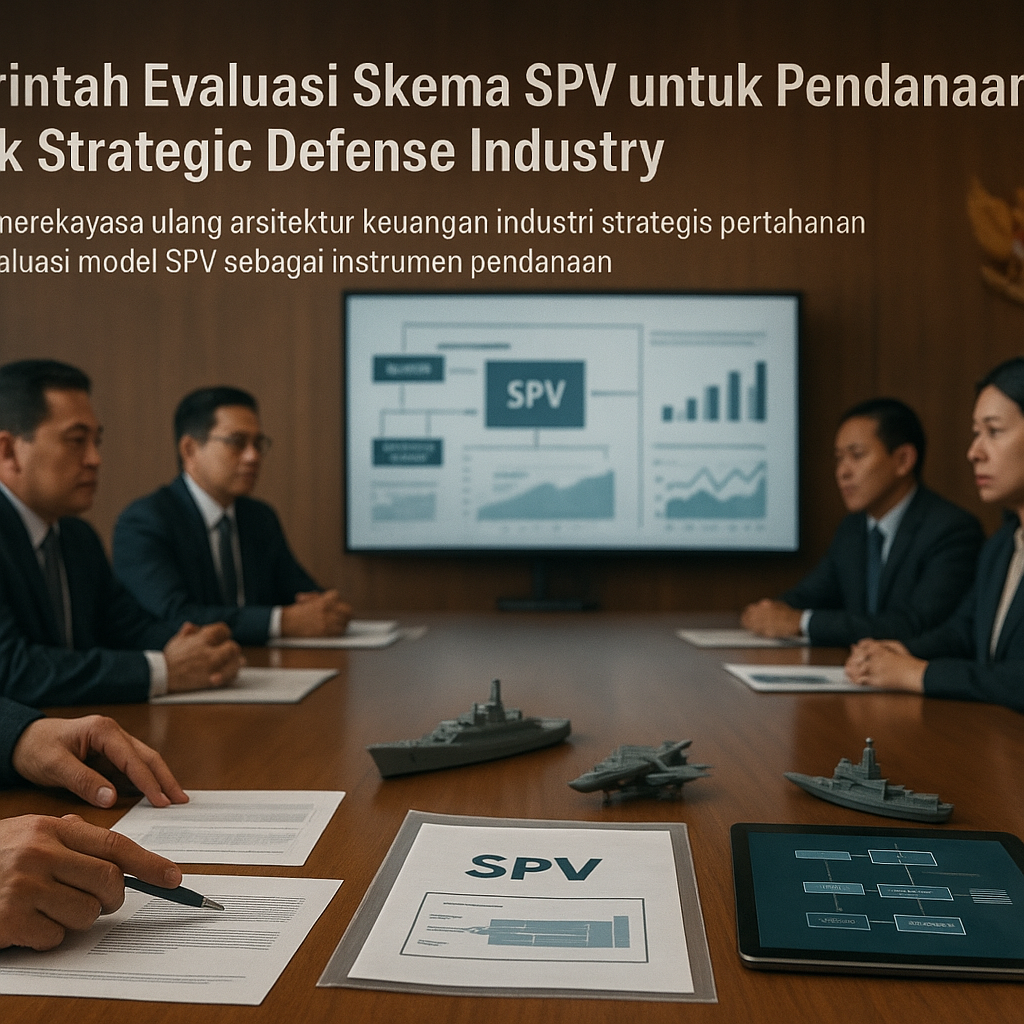 Pemerintah Evaluasi Skema Special Purpose Vehicle (SPV) untuk Pendanaan Proyek Strategic Defense Industry