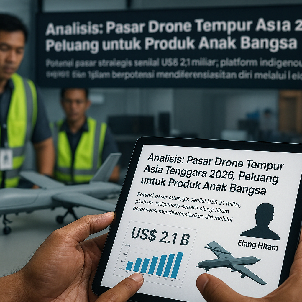 Analisis: Pasar Drone Tempur Asia Tenggara 2026, Peluang untuk Produk Anak Bangsa