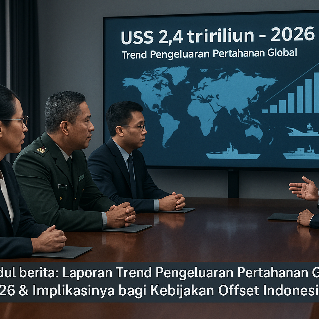 Laporan Trend Pengeluaran Pertahanan Global 2026 & Implikasinya bagi Kebijakan Offset Indonesia