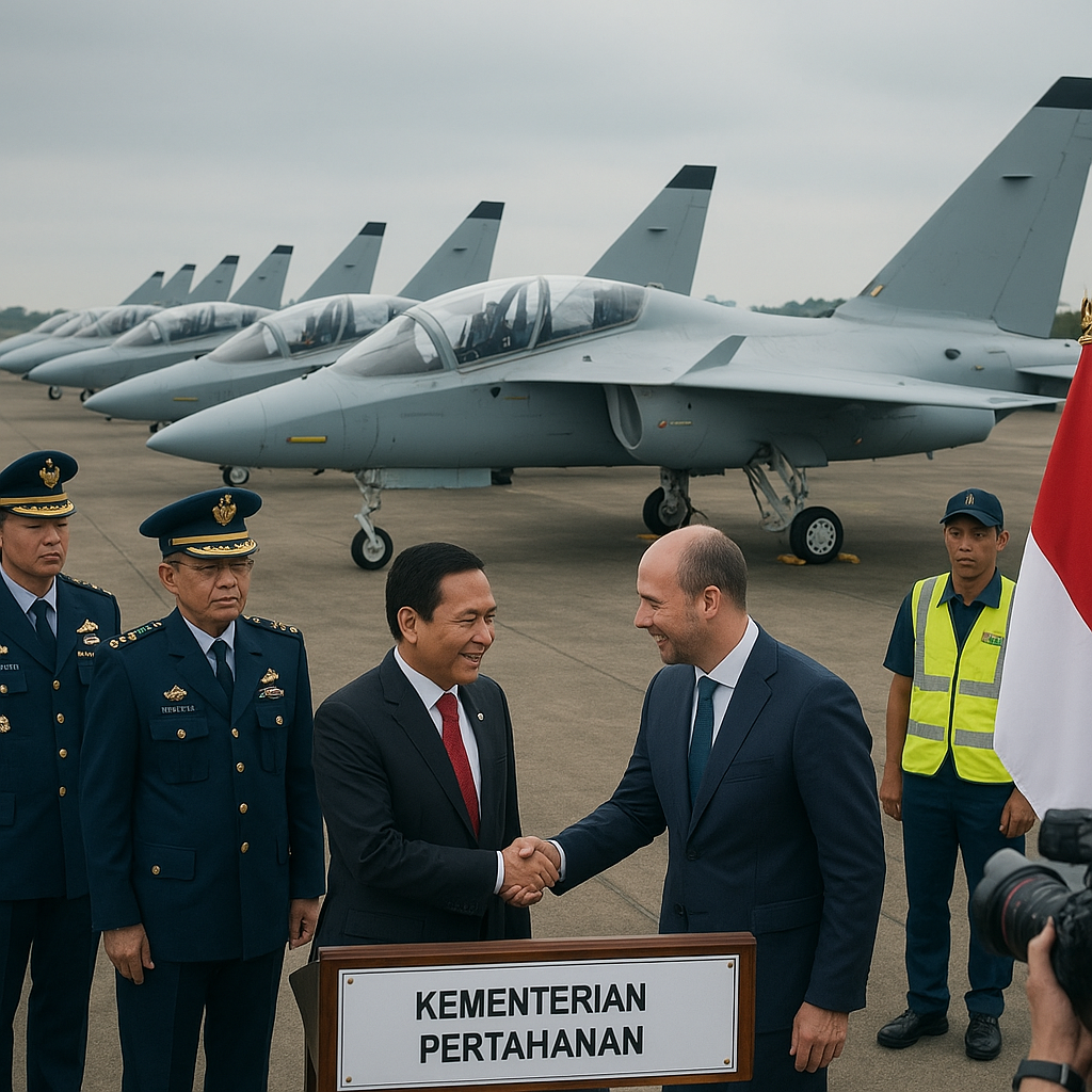 Kementerian Pertahanan Resmi Kontrak 12 Jet Latih M-346F Block 20 untuk Transisi Generasi Teknologi Penerbang