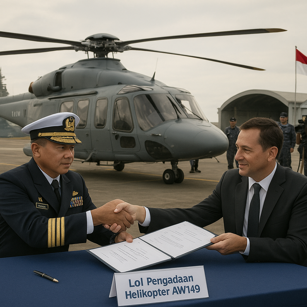 LoI Pengadaan Helikopter AW149: Kerangka Strategis untuk Penguatan Kapabilitas Laut dan Industri Pertahanan Nasional