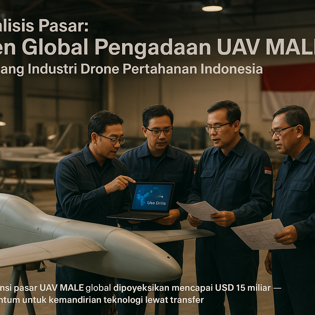 Analisis Pasar: Tren Global Pengadaan UAV MALE dan Peluang Industri Drone Pertahanan Indonesia
