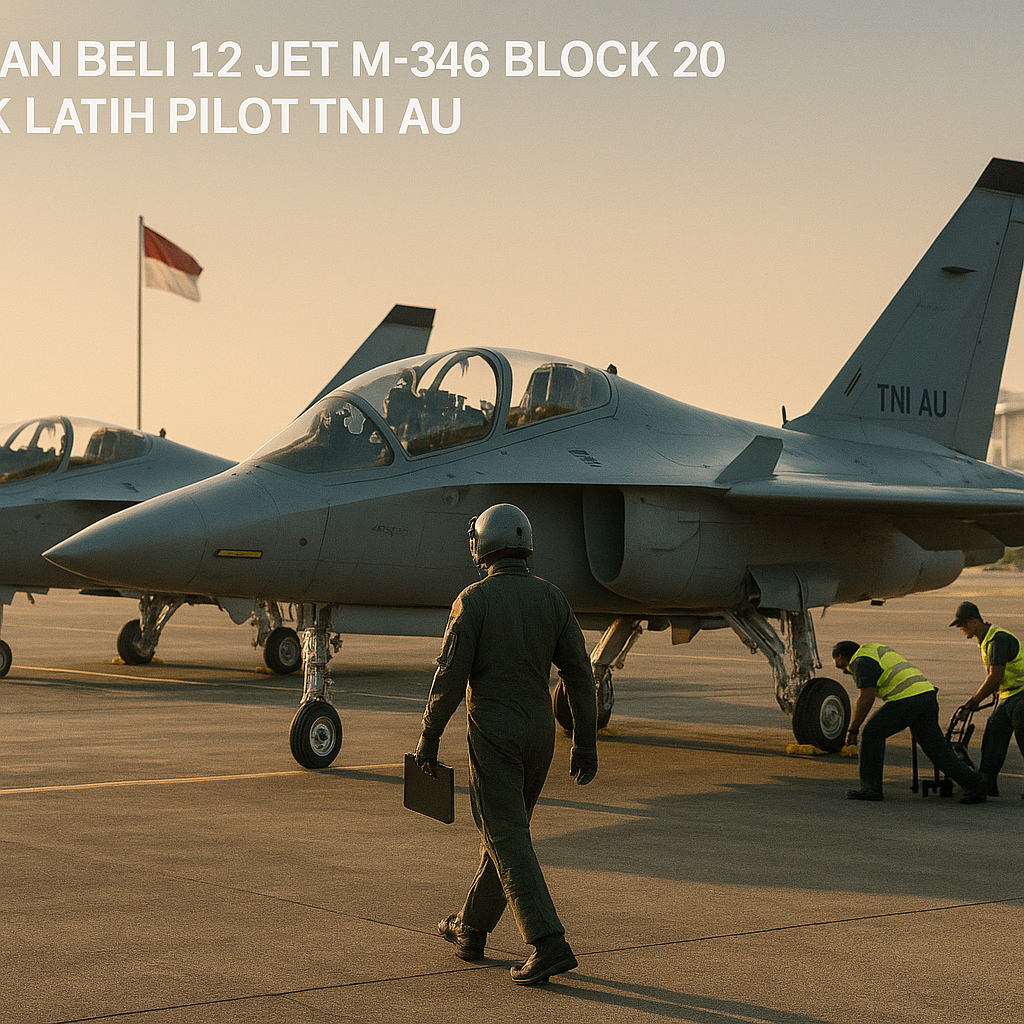 Kemhan Beli 12 Jet M-346 Block 20 untuk Latih Pilot TNI AU