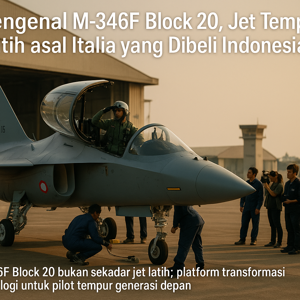Mengenal M-346F Block 20, Jet Tempur Latih asal Italia yang Dibeli Indonesia