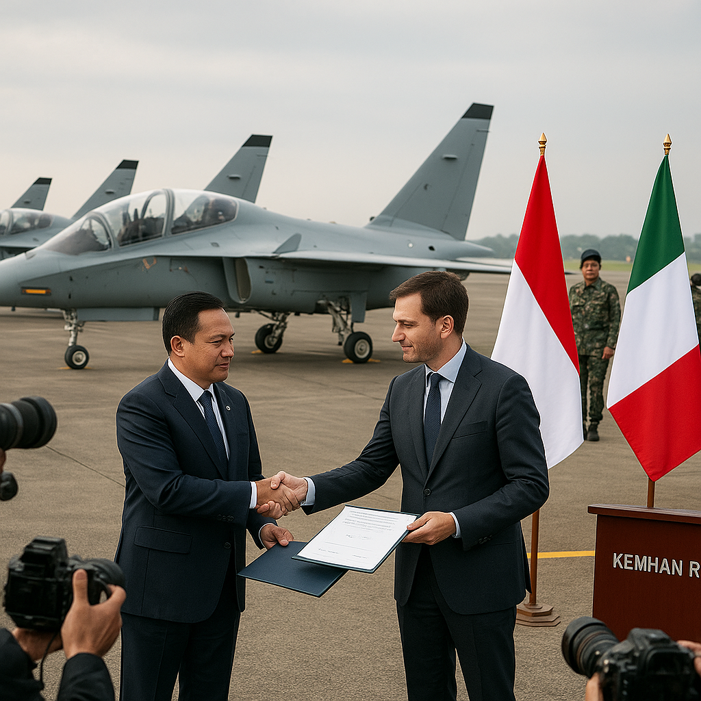 Kemhan Beli 12 Jet Tempur dari Italia untuk Dipakai Latihan Pilot AU